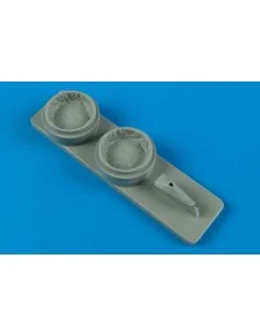 Curtiss P-40B/C wheel bay for Airfix, 1/72 - Aires 7278