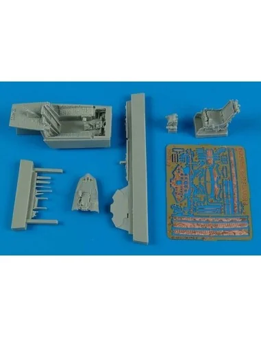 [NO_DESC] Su-27 Flanker B/J-11B cockpit set (TRU), 1/72 - Aires 7280