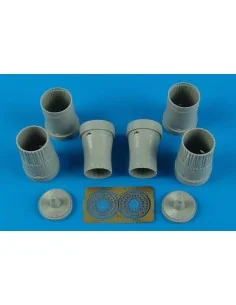 Su-27 Flanker B exhaust nozzles for TRU, 1/72 - Aires 7281