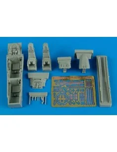 F/A-18E/F Super Hornet cockpit set f.Has, 1/72 - Aires 7282