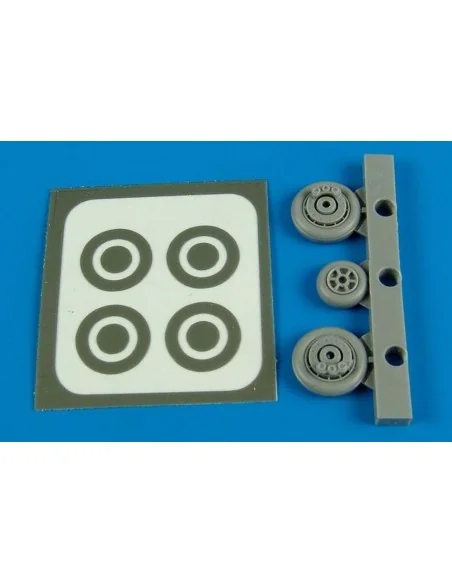 F9F Panther wheels & paint masks for HB, 1/72 - Aires 7291