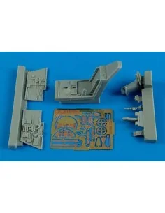 Bf-109E-3/E-4 cockpit set for Airfix, 1/72 - Aires 7292