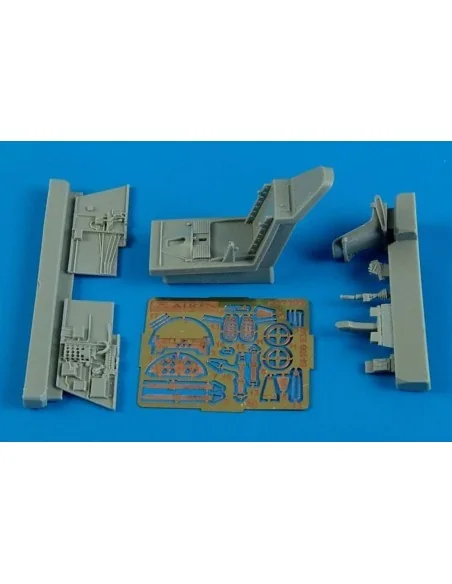 Bf-109E-3/E-4 cockpit set for Airfix, 1/72 - Aires 7292