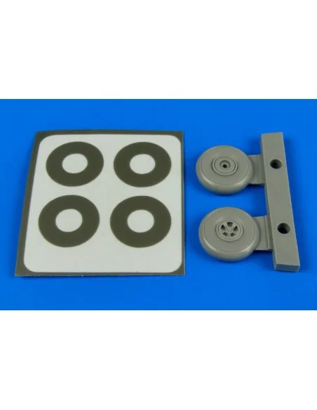 Hawker Typhoon wheels & paint mask, 1/72 - Aires 7302