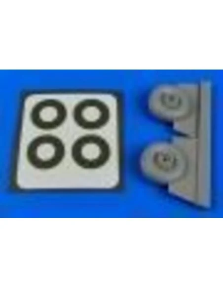 C-47 Skytrain wheels &paint masks f.Airf, 1/72 - Aires 7316