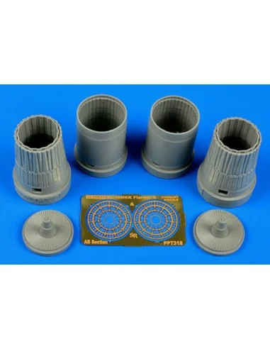 Su-30MKK Flanker G exhaust nozzles f.Tru, 1/72 - Aires 7318