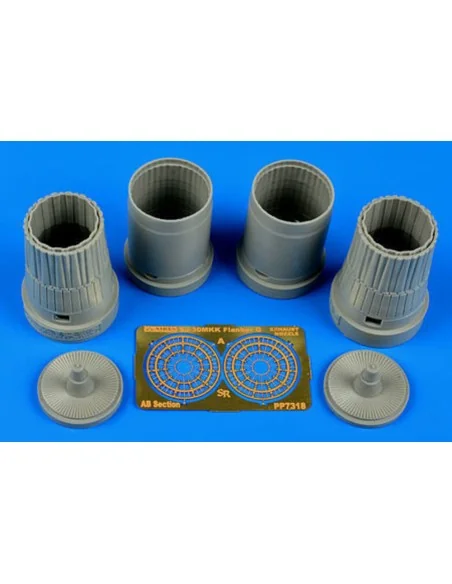 Su-30MKK Flanker G exhaust nozzles f.Tru, 1/72 - Aires 7318
