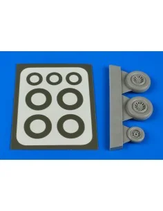 Sea Vixen wheels & paint masks, 1/72 - Aires 7319