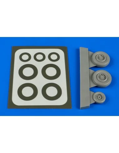 Sea Vixen wheels & paint masks, 1/72 - Aires 7319