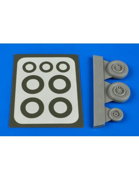 Sea Vixen wheels & paint masks, 1/72 - Aires 7319