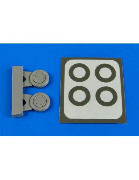 F4F Wildcat wheel&paint masks f.Hasegawa, 1/72 - Aires 7334