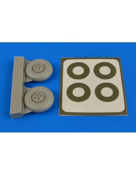 [NO_DESC] Beaufighter wheels(five spoke)&paint mas, 1/72 - Aires 7346