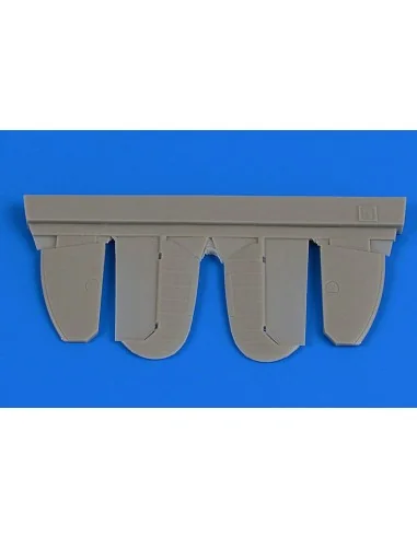 Spitfire Mk.IX control surfaces (late) for Eduard, 1/72 - Aires 7350