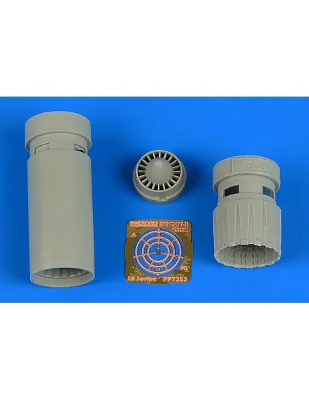[NO_DESC] IAI Kfir C2/C7 exhaust nozzles for AMK, 1/72 - Aires 7353