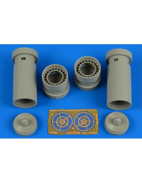 FG.1 British Phantom exhaust nozzles for Airfix, 1/72 - Aires 7358