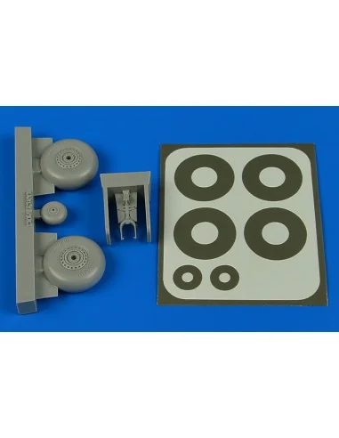 Wellington wheels & Paint masks (early) for Airfix, 1/72 - Aires 7364