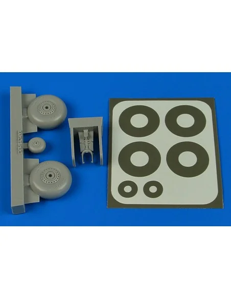 [NO_DESC] Wellington wheels & Paint masks (early) for Airfix, 1/72 ...