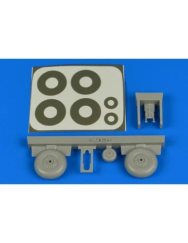Wellington wheels & paint masks (late) for Airfix, 1/72 - Aires 7365