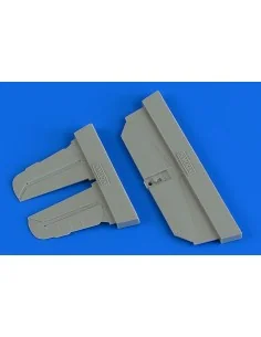Bf 109G-6 control surfaces f. Tamiya, 1/72 - Aires 7371