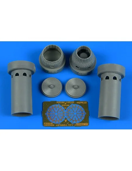 F-14A Tomcat exhaust nozzles - varided position for Academy, 1/72 -...