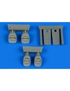 Harrier AV-8A/GR.1/GR.3 exhaust nozzles for AIRFIX, 1/72 - Aires 7384
