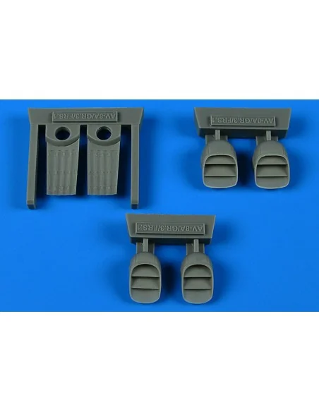Harrier AV-8A/GR.1/GR.3/FRS.1 exhaust nozzles für ESCI/ITALERI, 1/7...