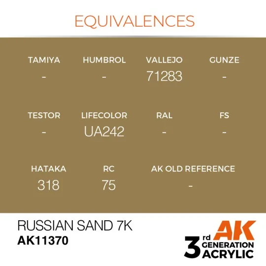 Russian Sand 7K - AK Interactive AK11370