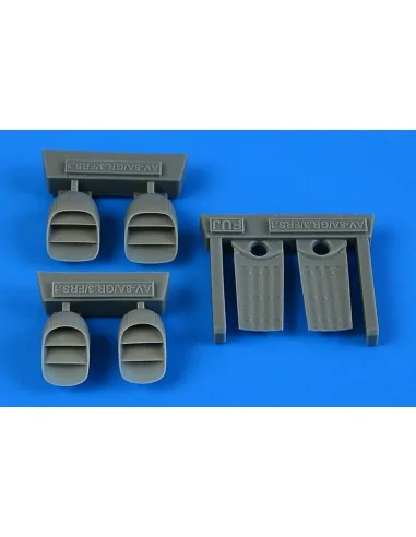 Harrier AV-8A/GR.1/GR.3/FRS.1 exhaust nozzles, 1/72 - Aires 7386