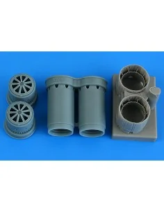 Rafale exhaust nozzles for Hobby Boss, 1/72 - Aires 7400