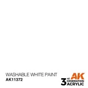 Washable White Paint - AK Interactive AK11372 Washable White Paint - AK Interactive AK11372