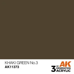 Khaki green No.3 - AK Interactive AK11373