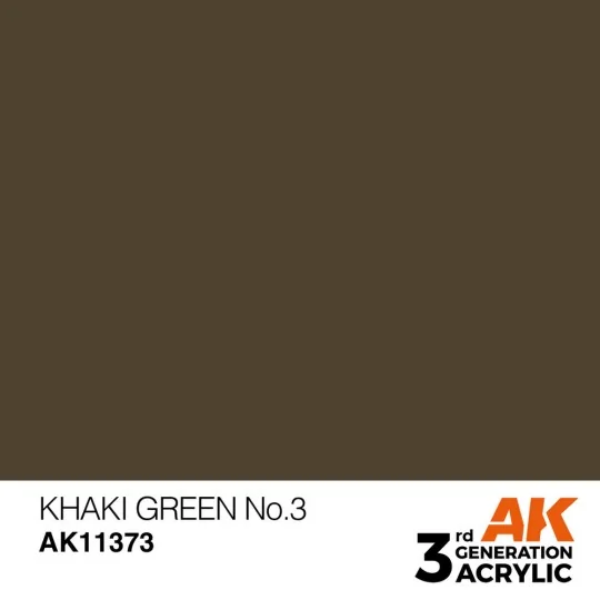 Khaki green No.3 - AK Interactive AK11373 Khaki green No.3 - AK Interactive AK11373