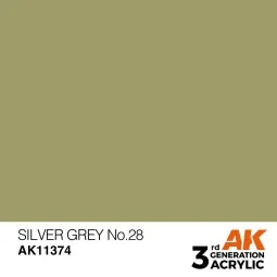 Silver Grey No.28 - AK Interactive AK11374