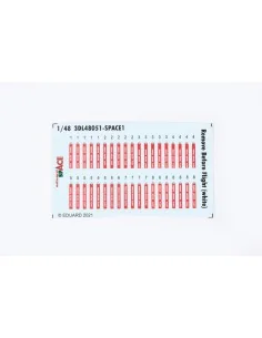 [NO_DESC] Remove Before Flight (white) SPACE, 1/48 - Eduard Accesso...