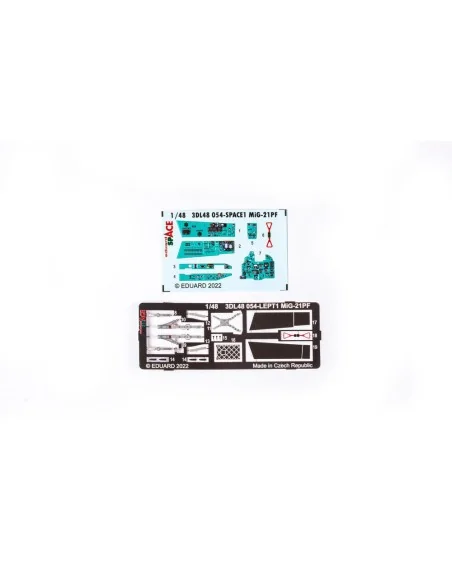 MiG-21PF SPACE for EDUARD, 1/48 - Eduard Accessories 3DL48054