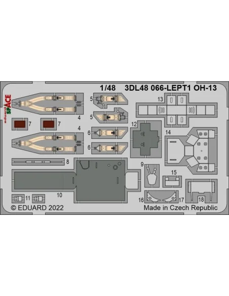 [NO_DESC] OH-13 SPACE, 1/48 - Eduard Accessories 3DL48066