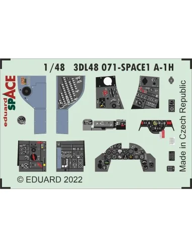 A-1H SPACE, 1/48 - Eduard Accessories 3DL48071
