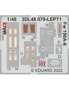 Fw 190A-8 SPACE, 1/48 - Eduard Accessories 3DL48079