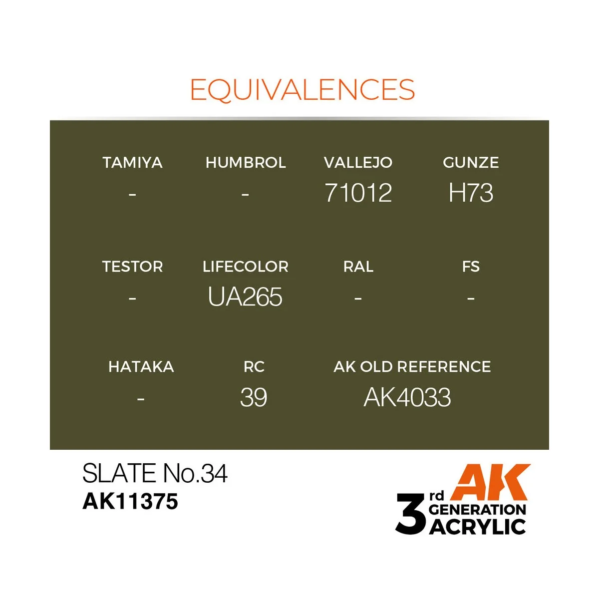 Slate No.34 - AK Interactive AK11375