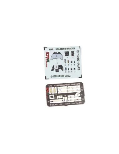 Bf 109G-14/AS SPACE for EDUARD, 1/48 - Eduard Accessories 3DL48092