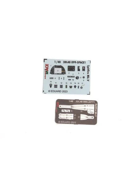Spitfire Mk.V SPACE for AIRFIX, 1/48 - Eduard Accessories 3DL48099