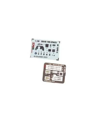 Bf 109G-6 SPACE for TAMIYA, 1/48 - Eduard Accessories 3DL48100