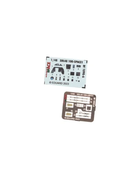 Bf 109G-6 SPACE for TAMIYA, 1/48 - Eduard Accessories 3DL48100