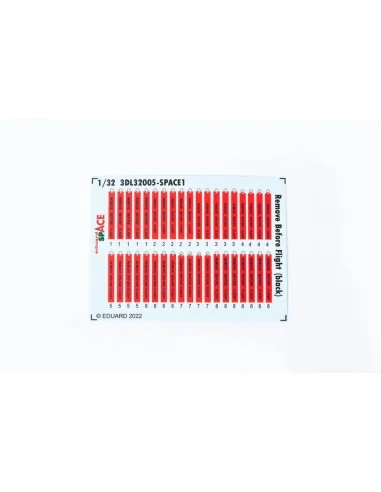 Remove Before Flight (black) SPACE, 1/32 - Eduard Accessories 3DL32005