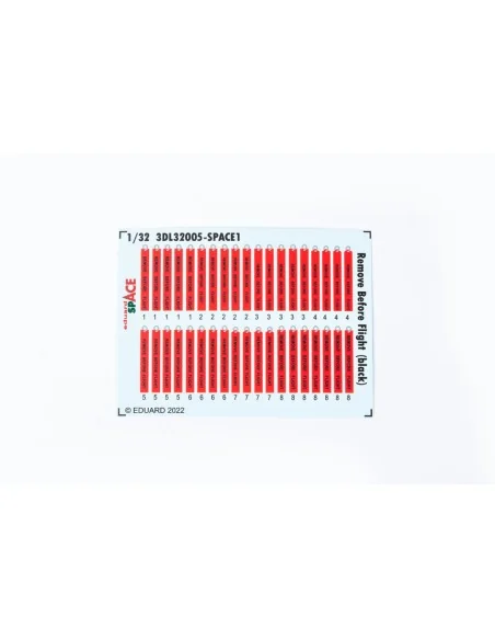 Remove Before Flight (black) SPACE, 1/32 - Eduard Accessories 3DL32005