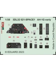 [NO_DESC] AH-1G early SPACE 1/35, 1/32 - Eduard Accessories 3DL32021 2