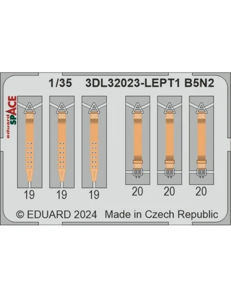 B5N2 SPACE BORDER MODEL, 1/35 - Eduard Accessories 3DL32023