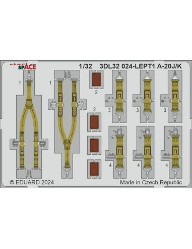 A-20J/K SPACE HKM, 1/32 - Eduard Accessories 3DL32024