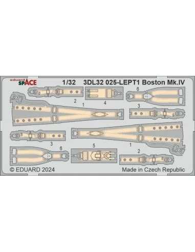 Boston Mk.IV SPACE HKM, 1/32 - Eduard Accessories 3DL32025