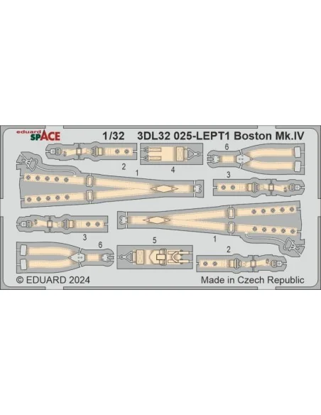 Boston Mk.IV SPACE HKM, 1/32 - Eduard Accessories 3DL32025